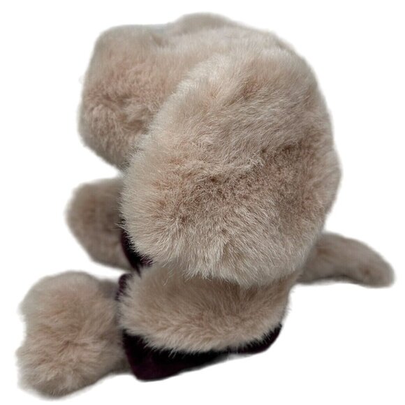 Boyds Bears Rosie O'Pigg J.B.Bean Pig Plush Jointed 10" Purple Velour Overall 96 - Picture 5 of 10